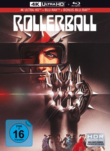 Rollerball - 3-Disc Mediabook (UHD + Blu-ray + Bonus-Blu-ray)