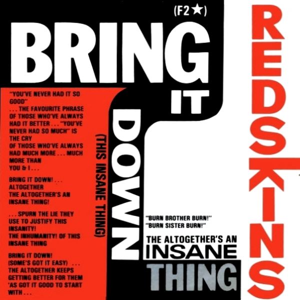 Redskins - Bring It Down (This Insane Thing) (10) (RSD 2019)