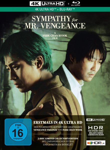 Sympathy for Mr. Vengeance - 2-Disc Limited Collector&#039;s Edition im Mediabook (4K Ultra HD + Blu-Ray)