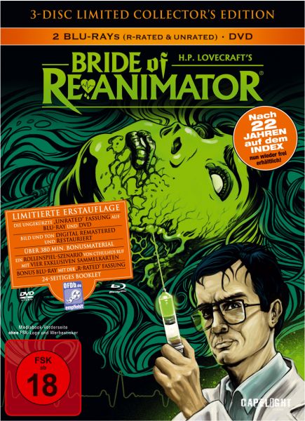 Bride Of Re-Animator (3-Disc Limited Collector&#039;s Edition Mediabook)