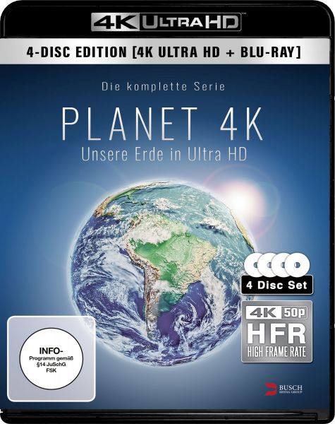 Planet 4K - Unsere Erde in Ultra HD (2 UHD Blu-rays + 2 Blu-rays)