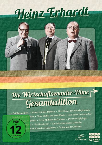 Heinz Erhardt: Die Wirtschaftswunder-Filme Gesamtedition (14 DVDs)