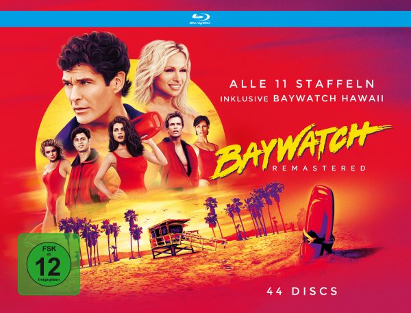 Baywatch HD - Komplettbox: Staffeln 1-9 inkl. Baywatch Hawaii HD (44 Blu-rays)
